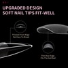 Venares Pack of 500 Extra Short Nail Tips for Gel