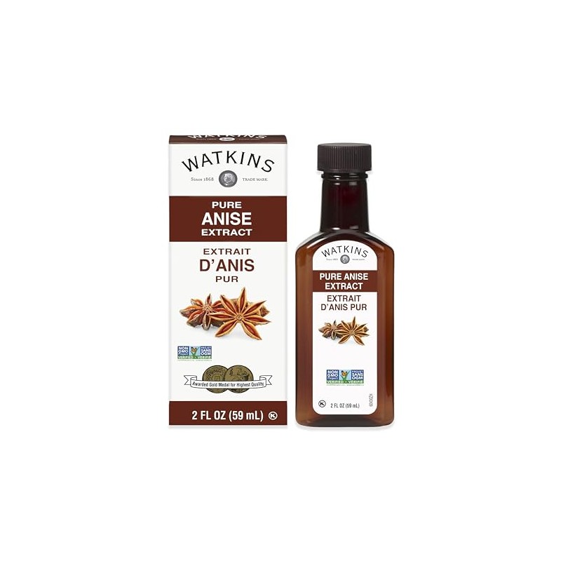 Watkins Pure Anise Extract, 2 oz. Bottles, Pack of 6
