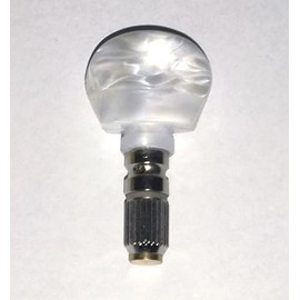 The 5th Banjo Tuning Machine Pegs Keys Pearloid White Button