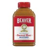 Beaver Sweet Hot Mustard, 13 Ounce Squeeze Bottle (Pack of