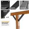 8 Pcs Pergola Brackets, 45-Degree Angle Bracket, Specially for Reinforcing