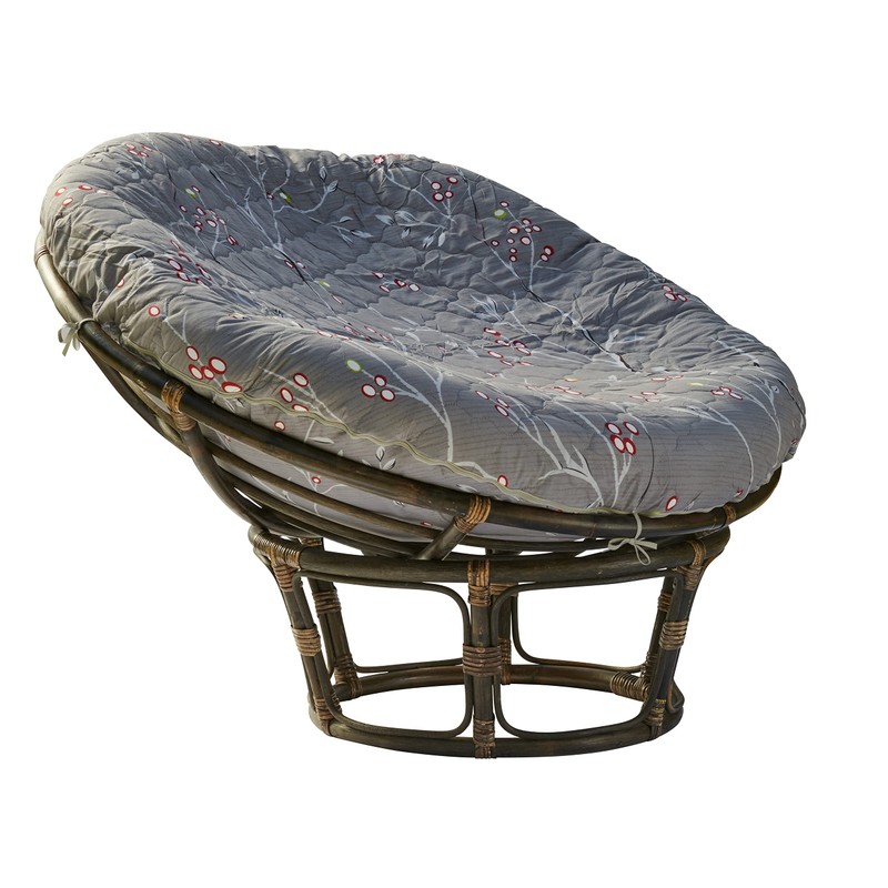 Hudson Comfort Papasan Cushion Cover - Quilted Shape, Soft Microfiber