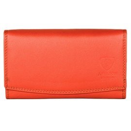 J. Wilson London Ladies RFID Protection Real Leather Purse Card Women Wallet Zip Coin Pocket