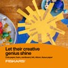 Fiskars 5" Pointed-Tip Scissors for Kids 4-7 with Non-Stick Blades