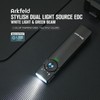 OLIGHT Arkfeld Flat Flashlight 1000 Lumens Dual Light Source EDC