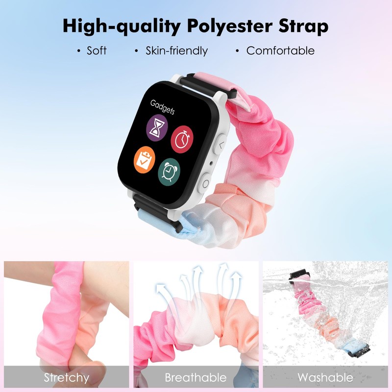 3 Pack Scrunchie Band Compatible with Gizmo Watch 3 2