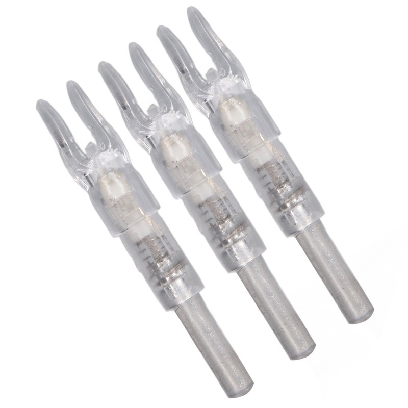 3PCS Lighted Nocks for Arrows Automatic Lighting 6.2mm Internal Diameter