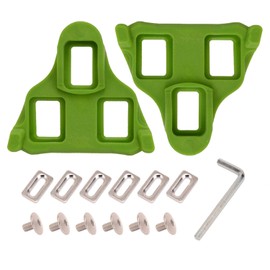 Road Pedal Cleat Set SPD-SL Compatible Self Aligning Mode Green