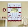 Achim Home Furnishings Gala Embellished Cottage Set with Tier Pair,