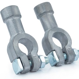 1 Pair Car Battery Terminal Connector, Top Post to Side Post Battery Adapter Set, Heavy Duty Battery Connector Compatible with Car, Truck Marine Boat RV etc, Battery Terminal Extender by KeeRoarin