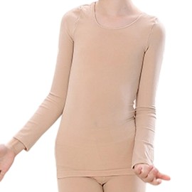 Formemory Innerwear, Kids Costume, Top and Bottom Set, Children's Clothing, Costume, Inner, Skin Color, For Kids, Beige, Halloween, Festivals, Stage Performance (Tops, 120)
