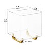 HBlife Clear Tissue Box Cover Square Acrylic Tissue Box Holder