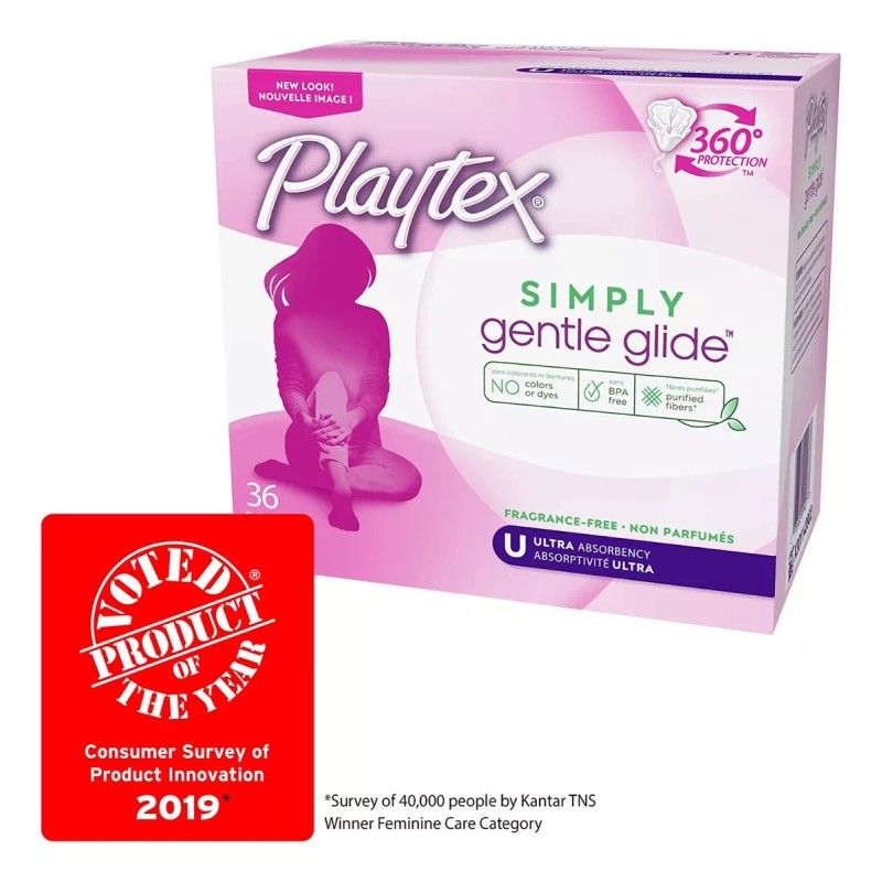 Playtex 36 X Playtex Simply Glente Glide Tampones Ultra Absorbentes