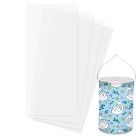 Pack of 25 Lantern Blanks Transparent Paper for Lantern Blanks Round 22 x 51 cm Tracing Paper for Crafts Individual Lanterns Lantern Cuts for Tracing Paper, Architect Paper White 93 g