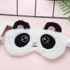 LATRAT Animal Sleep Mask, 3D Soft Fluffy Cartoon Eye Mask