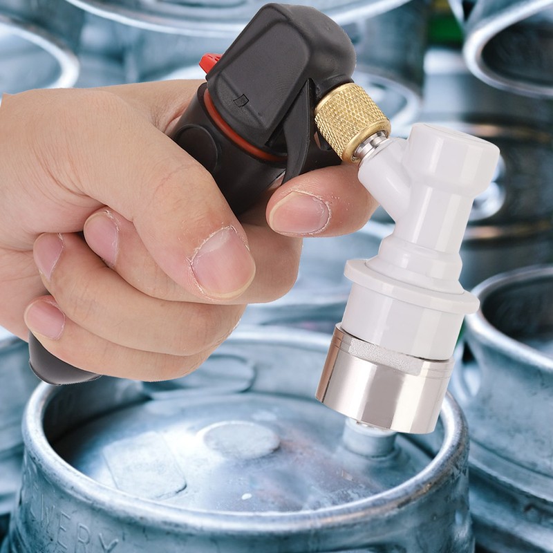 Handhold Pressurizer Keg Charger Kit with Carbonation Cap for Beer