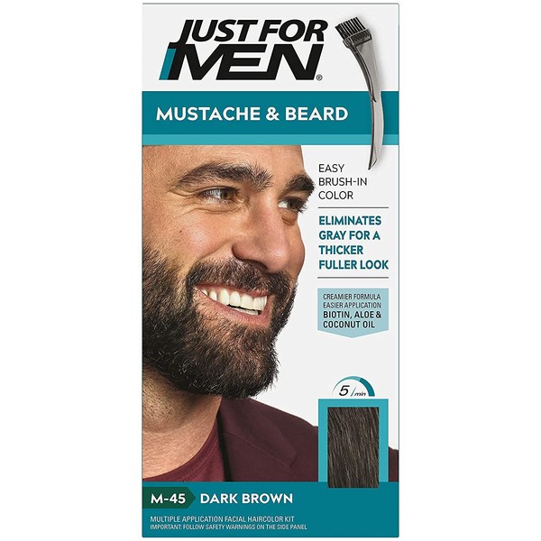Just for Men M45 Dark Brown For beard, moustache & sideburns