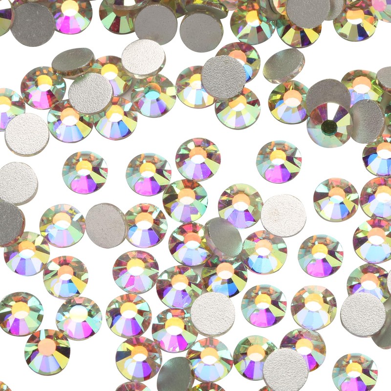 Jollin Crystal Flatback Rhinestones Gems for Crafts 4.8mm SS20, Crystal