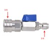 Elqater 1 PCS High Pressure Washer Ball Valve Kit 3/8