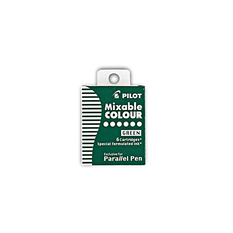 Pilot Parallel Pen Refill Green 6 Pack