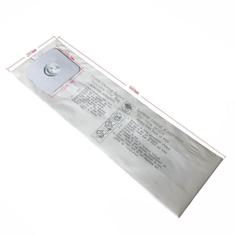 CF Clean Fairy 9pack 391 Central Vacuum Bags Compatible with