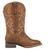 SheSole Women's Extra Wide Calf Cowboy Boots Square Toe –