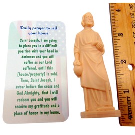 Westmon Works Saint Joseph Statue for Selling Homes Irish Edition with Instruction Card and House Prayer