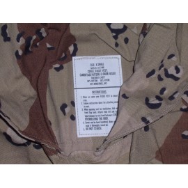 USGI Military PASGT Vest Flak Cover Desert 6-Color Camo size X SMALL new