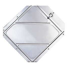 Labelmaster 80SMP4CC97 Slidemaster Hazmat Placard Holder, 4 Clipped Corners, Brite Mill