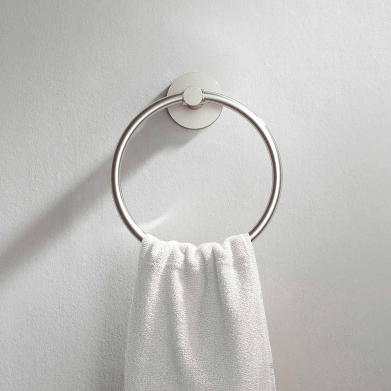 KIBI Circular Bathroom Hand Towel Ring | Wall Mounted Solid