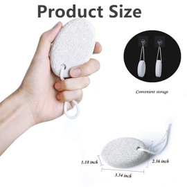 Bimsstein Fußpflege,2 Stück Natur Bimsstein Lavastein Pediküre Fußpflege Fuß-Scrub,Reinigungsbürste Pediküre-Tools zum Entfernen Hornhaut Harte Haut Entfernung für Füße und Hände