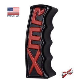 BP-Engineer Can Am XMR Shifter Black, Red Polymer 4" Shift Knob