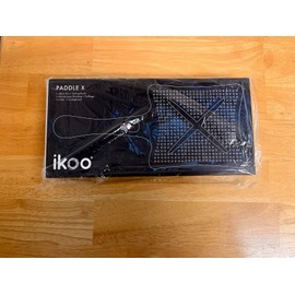 ikoo Paddle X Blow Drying And Styling Brush- Beluga Black & Metallic- New In Box