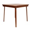 MECO Stakmore Classic Straight Edge Solid Wood Folding Card Table,