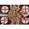 SHATCHI 20Pcs England Paper Plates St George Party Supplies for