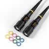 Cleqee Oscilloscope Clip Probes 200MHz Fully Insulated BNC End Probe