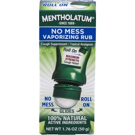 Mentholatum No Mess Vaporizing Rub - 1.76 oz, Pack of 4