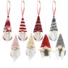 obmwang 8 Pack Christmas Gnomes Ornaments, Swedish Handmade Plush Gnomes