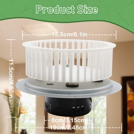 0695B000 Motor Assembly for NuTone QT80 Series Fans,Bathroom Fan Motor Replacement for Nutone QT 80 B QT-80N QT-80N-B QT80 QT80NB,0695B000 for Nutone JA2B089N/8253210240/JAC118/JA2C118H/AL41286A