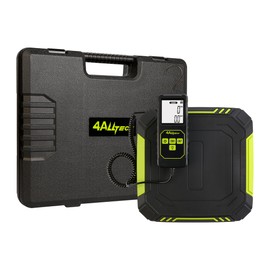 Premium Electronic Refrigerant Charging Weight Scale 220 LBS Digital HVAC Scale with Case Large Screen Backlit Display for AC Freon Refrigerant Recovery Tank Machine Professional Grade Small Business