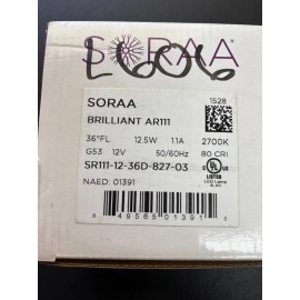Soraa VIVID AR111 Lamp Light 2700K 12.5W 12V SR111-18-36D-8
