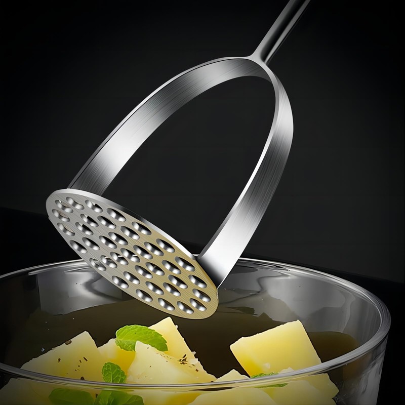 GREATLINK Potato Masher,Heavy Duty Stainless Steel kitchen Steel Potato Masher,Mashed