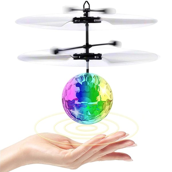 NSU Fly Ball Kids Toys Remote Control Helicopter Mini Drone Magic Infrared Induction RC Flying Toy Christmas Birthday Party Gifts for Boys Girls