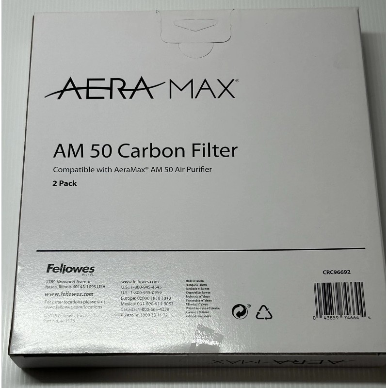 Fellowes AeraMax AM50 Carbon Filter 2 Pack For AM50 Air