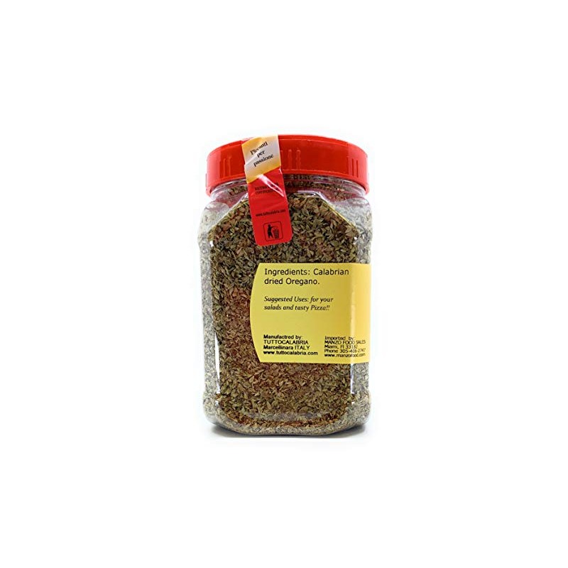TUTTOCALABRIA, Dried Calabrian Oregano, Italian Seasoning, Shaker, 2.8 oz (80g)