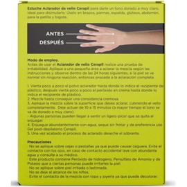 Cerapil Estuche aclarador de vello hair bleach