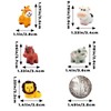 OZLMC 50 Pcs Mini Giraffe Figurines for Fairy Gardens,Miniature Landscapes,