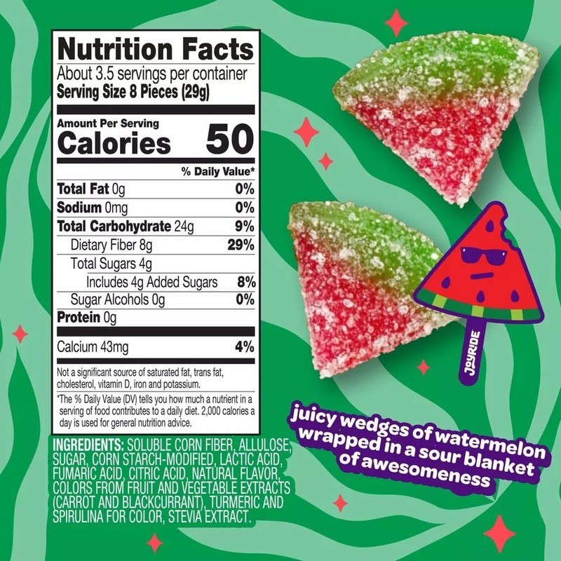 Sour Watermelon Wedge Pieces by JOYRIDE