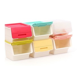 MagicClean Mini Me Pelican M Magenta Drawer Organizer Desk Organizer 2ea