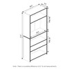 FURINNO JAYA Simply Home 5-Shelf Bookcase, 5-Tier, White